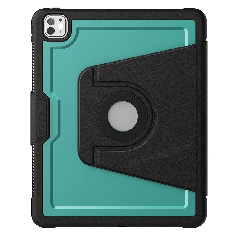 Ultimate Tablet Protective Case with Kickstand, 360° Rotation, Magnetic Closure & Auto Sleep/Wake