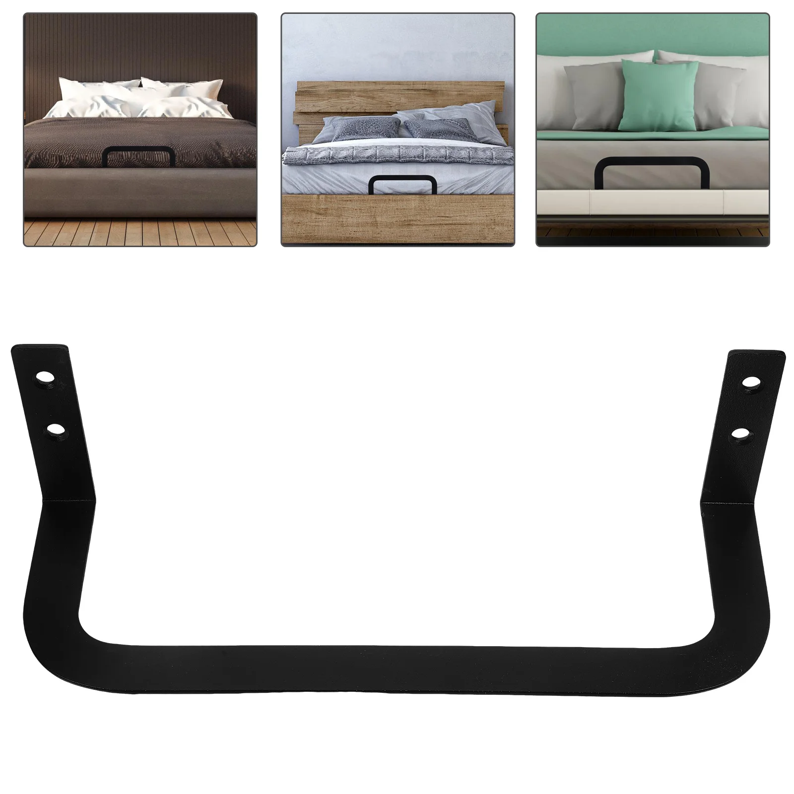 

2 Pcs Mattress Anti-slip Baffle Iron Retainer Stoppers Prevent Sliding Bed Linings