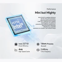 Mini PC MLLSE M2 Pro Intel Gemini Lake Intel J3710 8 Go de RAM 128 Go de ROM WiFi double bande 5 Bluetooth 4.2 USB 3.0 Mini ordinateur 3