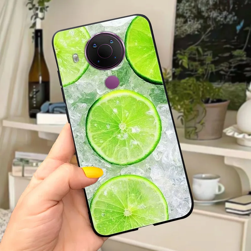 Sleek Black Silicone Phone Back Cover