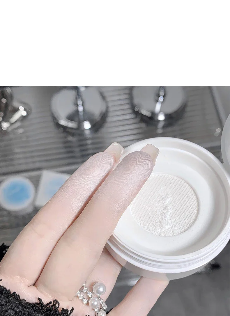 Description Picture 3 of itemMatte Translucent Loose Powder Waterproof Oil-control Full Coverage Face Makeup Setting Finish Powder Korean Makeup Cosmetics