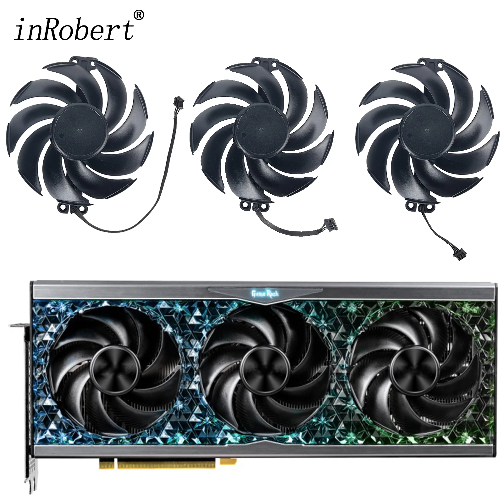 Nuova Ventola Di Raffreddamento Della Scheda Video Da 90Mm Th9520B2H-Pcb01 Per Il Dispositivo Di Raffreddamento Della Scheda Grafica Palit Geforce Rtx