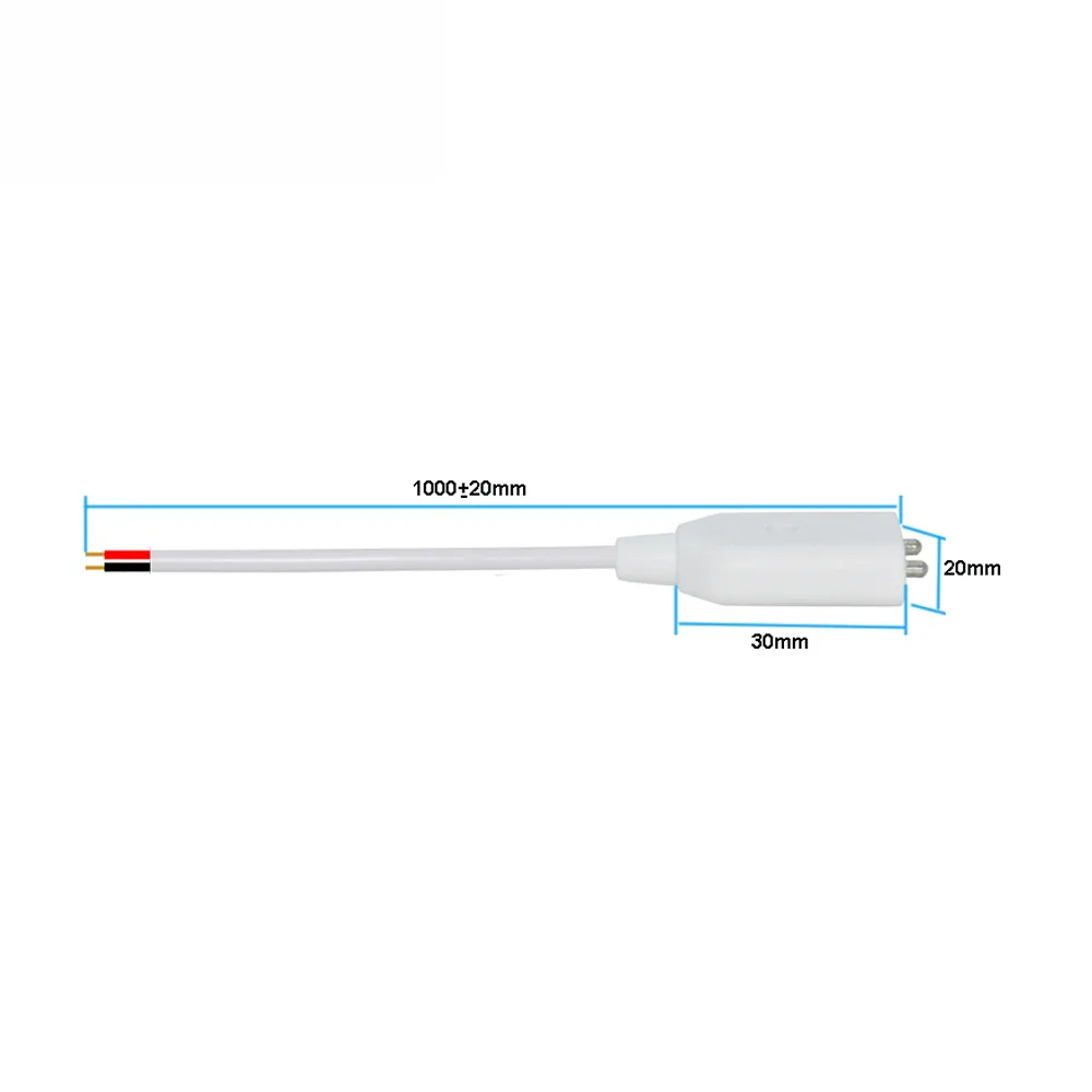 12-24V Wired Type Water Leakage Alarm Detector Water Sensor Normally-open Cable With Two Metal Poles for House Company Warehouse