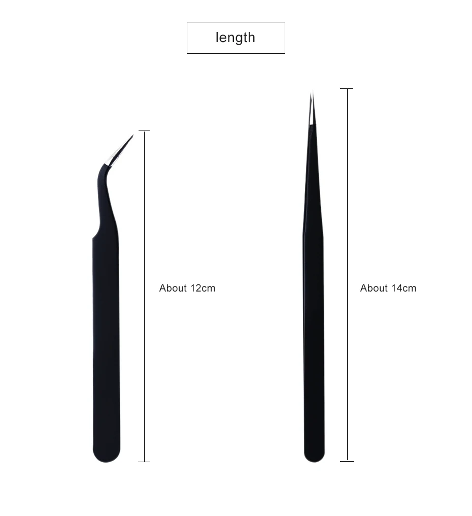 Description Picture 3 of item2 Pcs Anti Static Precision Tweezers Set Stainless Steel ESD Industrial Tweezers Compute Phone Electronics Repair Hand Tools Set