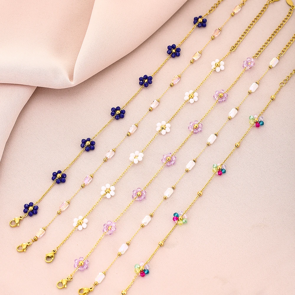 Bracelets plaqués or pour femmes et hommes, 3 pièc
