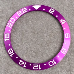 Silver Aluminum Alloy Sloping Watch Bezel Insert (No.6 Aluminum)