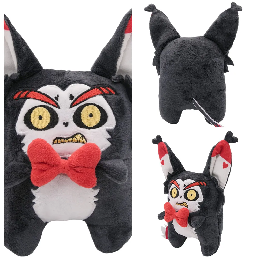 Cursed Cat Alastor Cosplay Plush Angel Dust Husk Lucifer Fat Nuggets Plushies Cartoon Hotel Fantasy Birthday Gifts Mascot Props plush toy plush doll