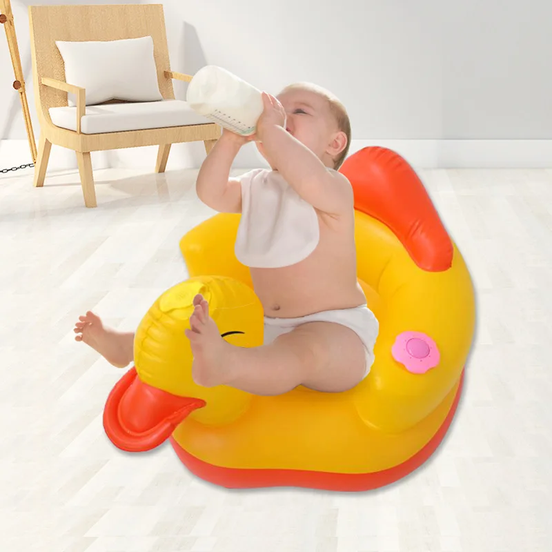 

Inflatable Armchair Child Seat Baby Feeding Dining Chair for Learning Sitting Seat Kids Bathroom Sofa Bathing Stool Infant Seats