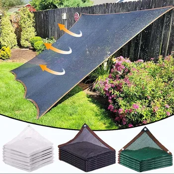 3Pin 45 ~ 50% Ombreggiatura Parasole Netto Anti-ultravioletto Tenda Pianta Rete di Copertura per Giardino Esterno Cortile Gazebo Balcone Ombra Panno 1
