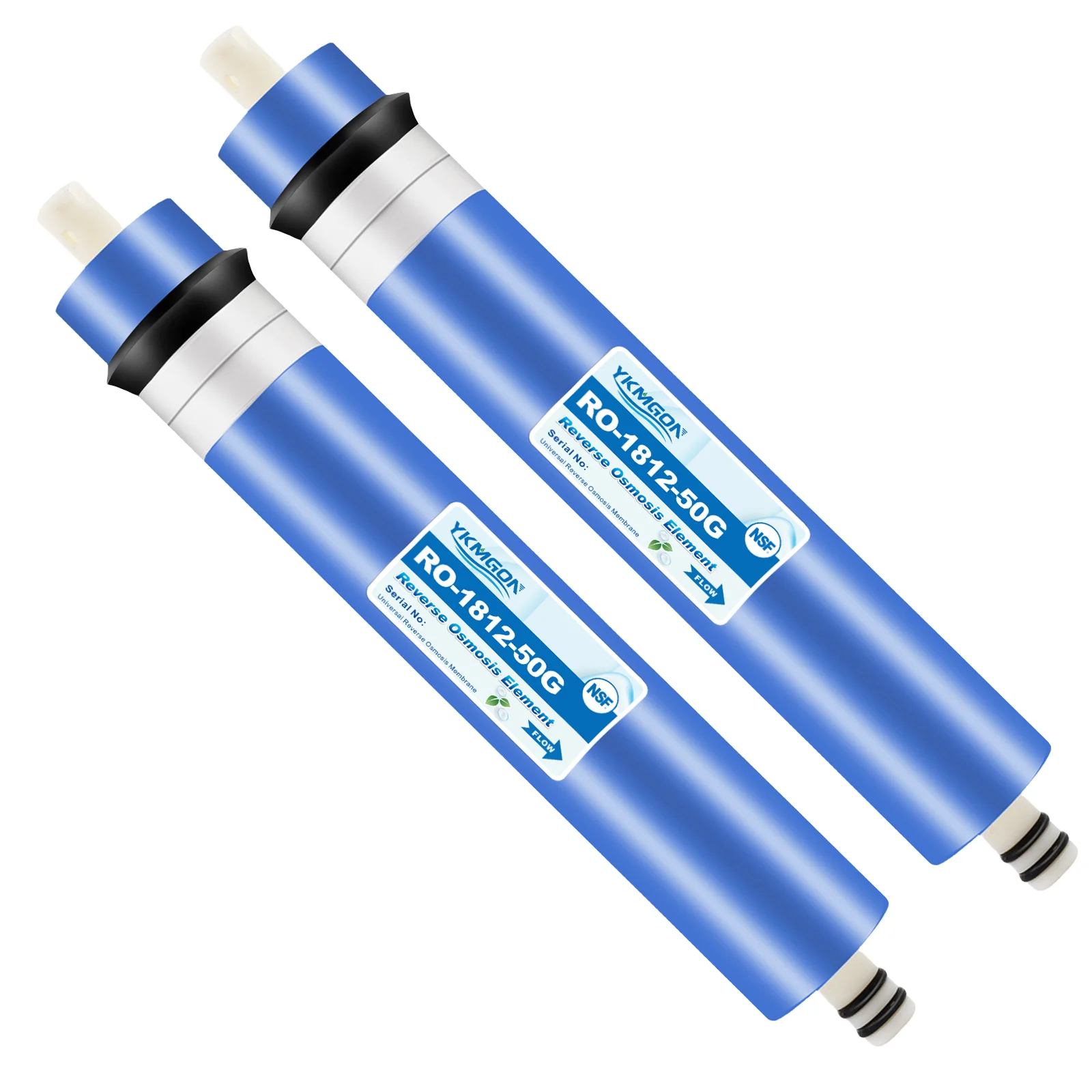

YKMGON 2PCS Reverse Osmosis Membrane Residential Water Filter Cartrige for Drinking Water Filtration System Ro membrane 200GPD