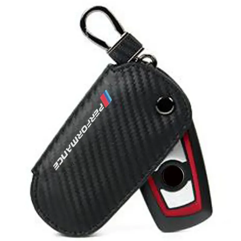 진짜 가죽 자동차 원격 키 케이스 커버, BMW 1 2 3 4 5 6 7 시리즈 X1 X3 X4 X5 X6 F30 F34 F10 F07 F20 G30 자동차 액세서리