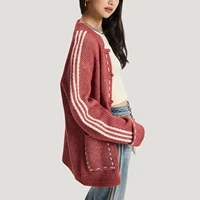 Adidas véritable trèfle hommes et femmes tricoté doux veste de sport à la mode KT3852 2
