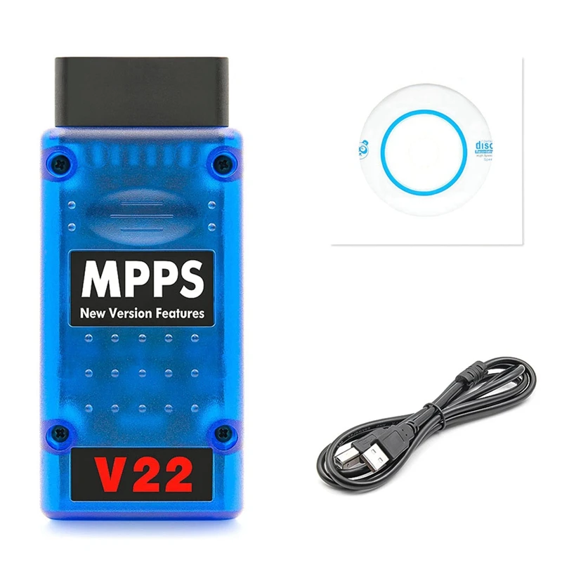 

1 Piece Mpps V22 Obd Read Writer Ecu Data Tuning OBD Read And Write Data Power Upgrade Multi-Language Multifunctional