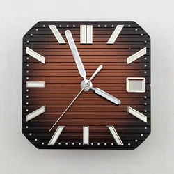 Men's Automatic Watch Kit - Square Dial, Waterproof 316L Stainless Steel Case (Dial and hands - 3)