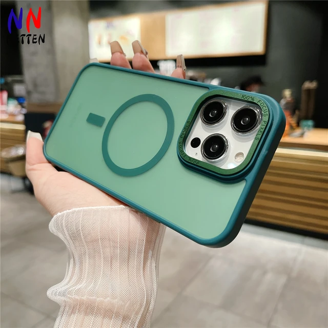 Funda Iphone 13 Pro Max Magsafe  Iphone 12 Cases Max Charger - Luxury  Matte Magnetic - Aliexpress