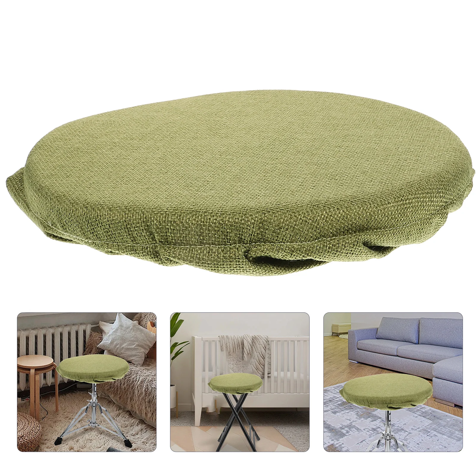 Outdoor Chair Cushion Small Portable Mat Collapsible Stool Seat Pad Fishing Travel Stools 4