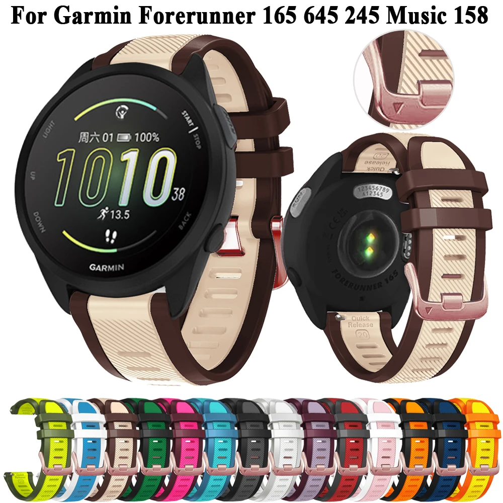 Versatile Silicone Watchband - 20mm Strap Replacement Bracelet