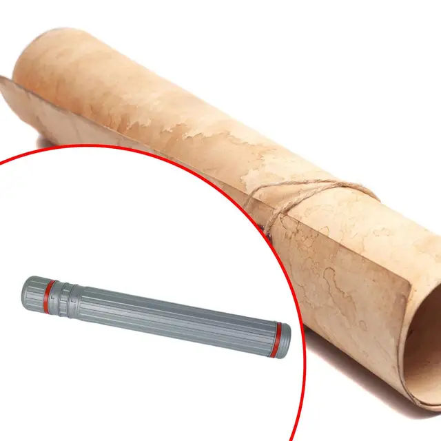 Tubo Para Carteles Y Planos - Extensible De 62.5 A 106 Cm, Diámetro 8.5 Cm - Resistente Al Agua Y Luz, Con Correa De Hombro