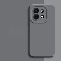 Custodia protettiva per telefono in TPU semi-trasparente nera elegante