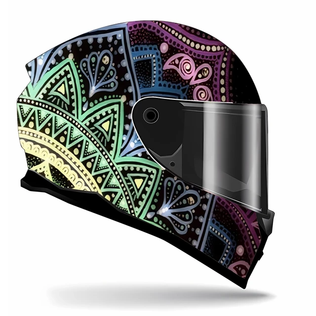 cool old school motorcycle helmets Hand Painted Lion Warrior Retro Helmet 40 days (This product Size:S702-3/4 Rains Msn Bag backpack sheoi