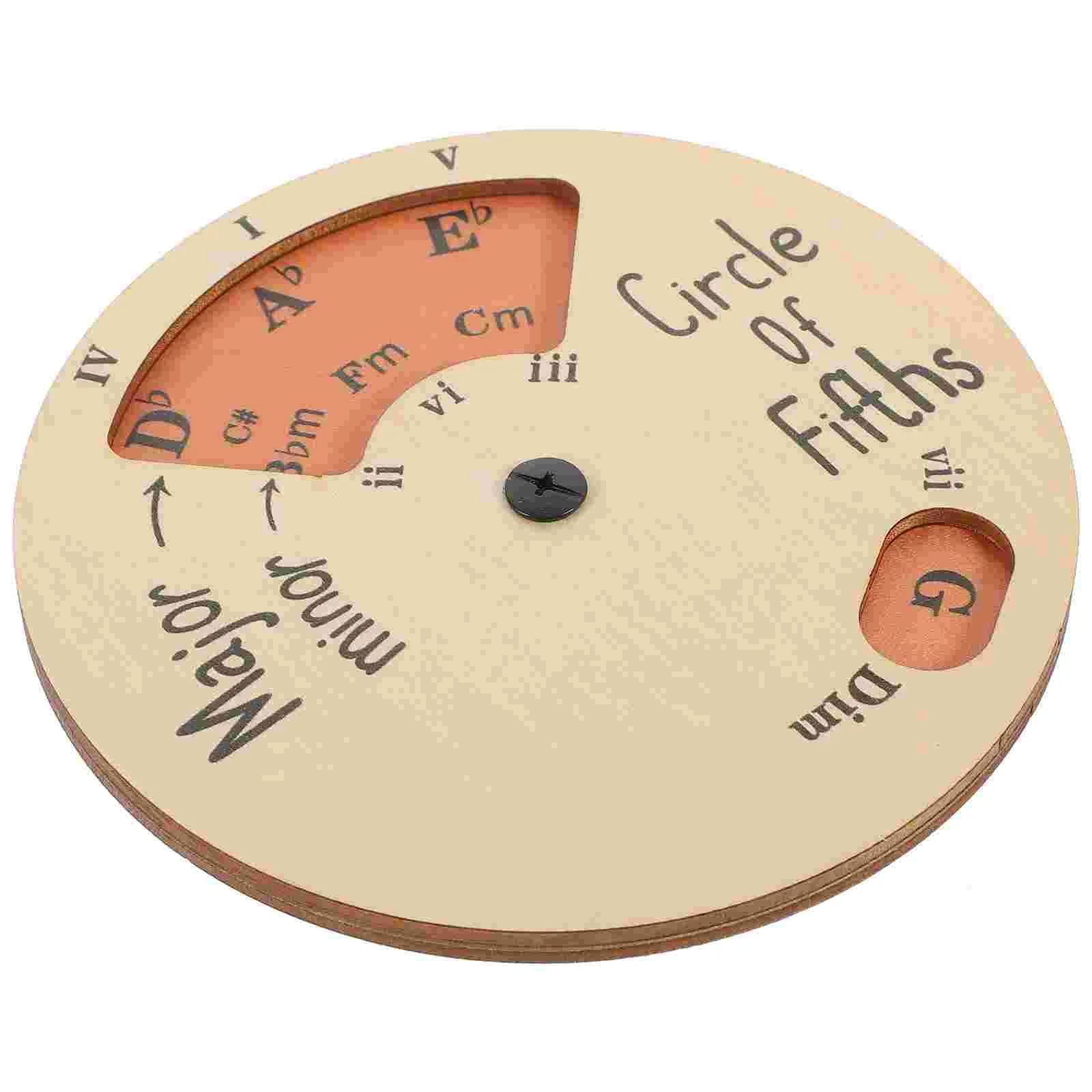 

Wooden Melody Tool Circle Fifths Musician Chord Wheel Musical Educational Tool Instruments Musical Learning Tool Notes