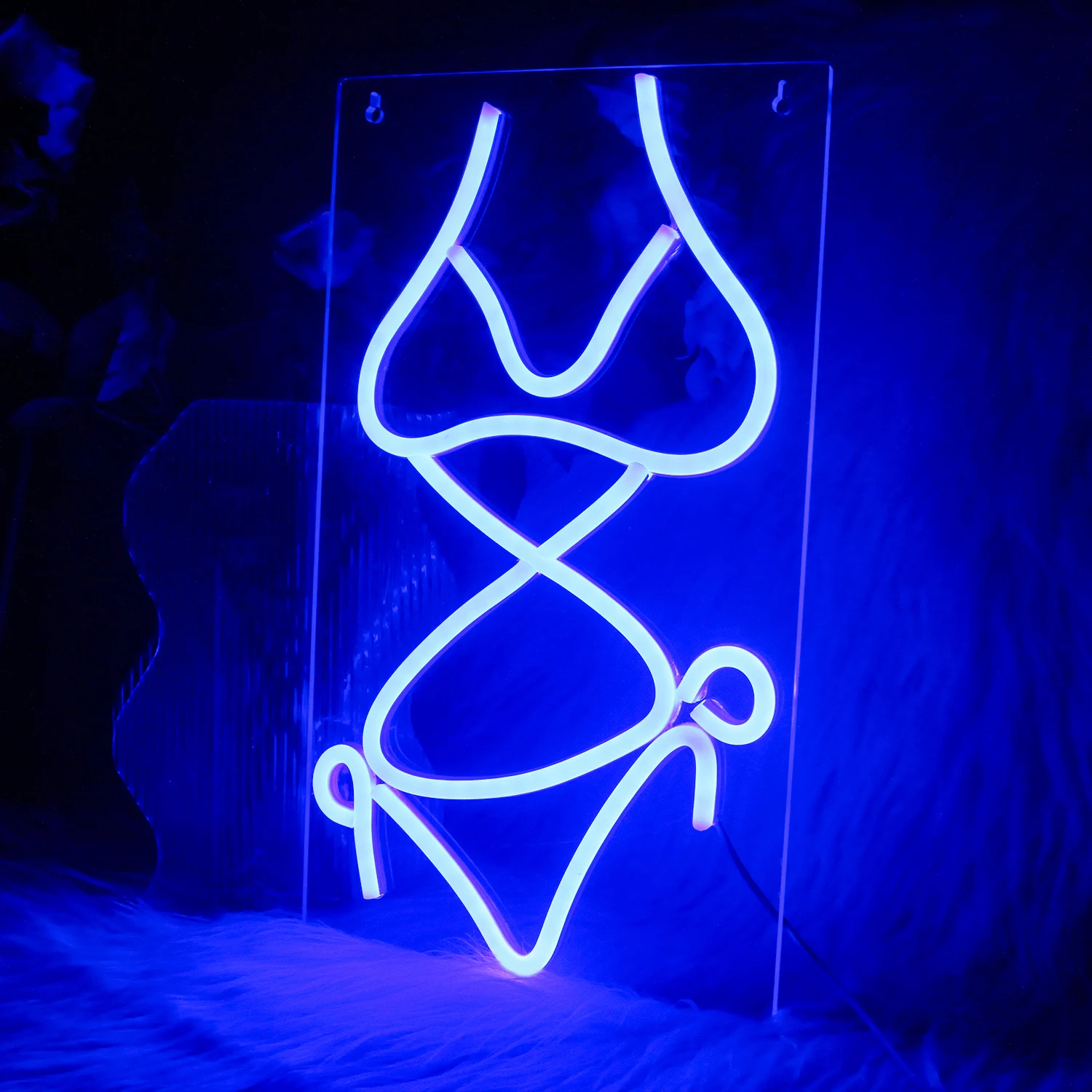 Description Picture 4 of itemWanxing Sexy Bikini Model Ladie Neon Sign LED Mount Bar SwimParty Club Home Bedroom Shop Advertising Wall Decorative Light Gift