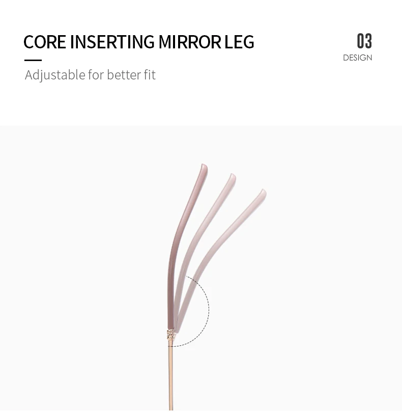 Reçeteli gözlük çerçevesinin cam detayları