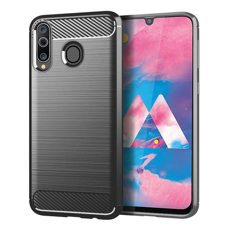Carbon Fiber Samsung Galaxy M30s Back Case Carbon Fiber Samsung