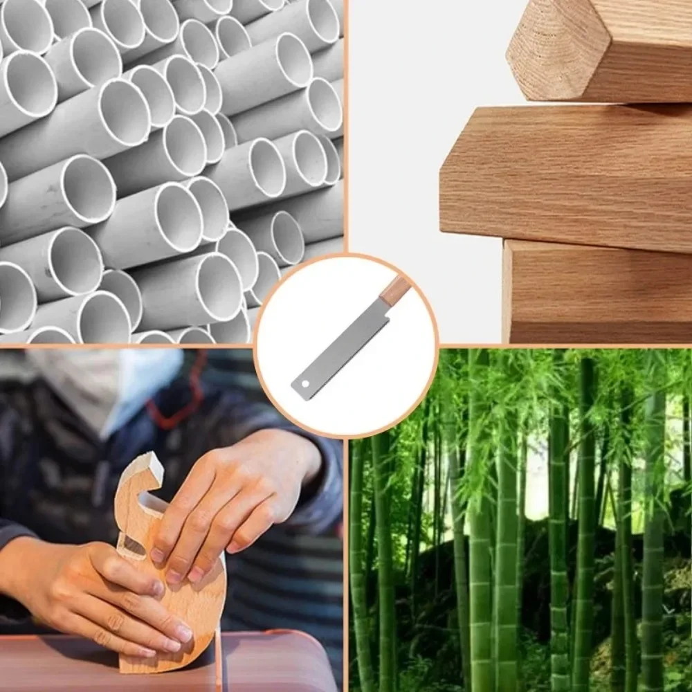 Japanese Style Hand  12In Non-slip Wooden Handle Pull  Flush Cut Saw Handsaw Woodworking Plastic Cutting Tool Hand Saw 6