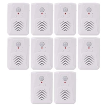 

10X Sensor Motion Door Bell Switch MP3 Infrared Doorbell Wireless PIR Motion Sensor Voice Prompter Welcome Entry Alarm