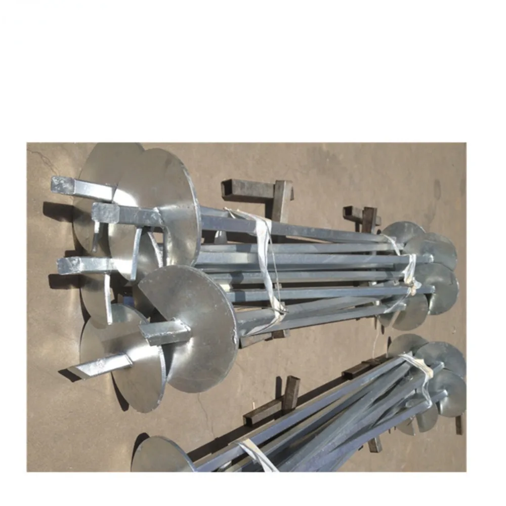 

Factory local jurisdictions allow 2" helical pile for new construction