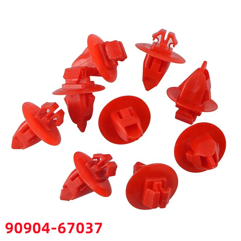 100Pcs Nylon Retaining Clips Car Rivet Auto Fastener And Clip Door Trim