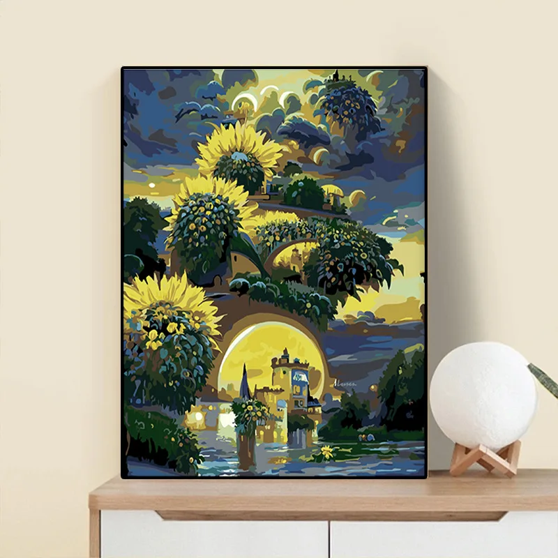 

3298017Digital oil painting living room decorative painting sofa background wall hanging painting