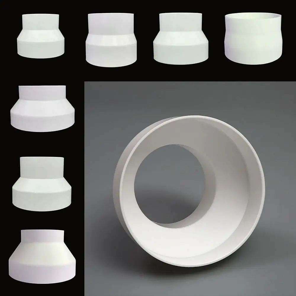

Ventilation Pipe Fittings Exhaust Pipe Reducer Adapter Portable Ducting Connector Adapter Practical Home Hardware Accessories