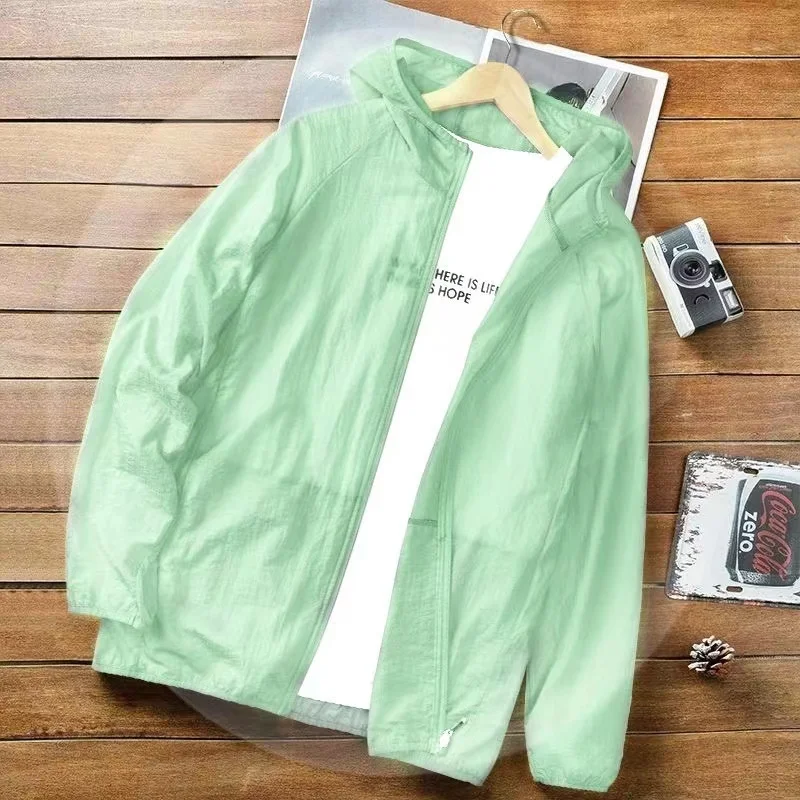 Summer Hooded Jacket Men Women Waterproof Sun Protection Clothing Fishing Hunting Clothes Quick Dry Skin Windbreaker