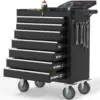 7-Drawer Tool Chest with Wheels, Metal Rolling Tool Box with Wheels, Key Locking & Large Capacity Drawers 1