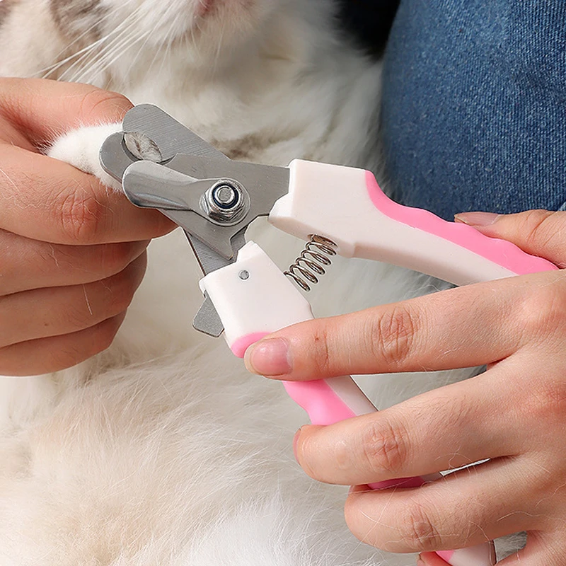 Pet Nail Clippers Sharp Blades Suitable for Medium Large Pet Nail Clippers Sickle Cat Stainless Steel Grooming Scissors pet nail clipper pet nail scissors