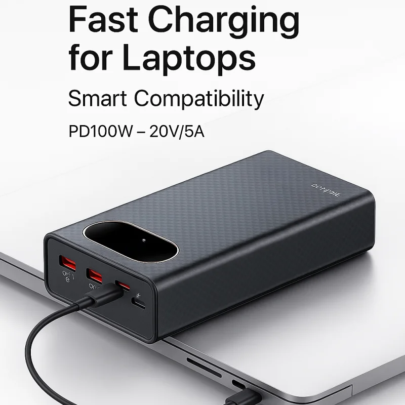 겨울용 PD100W 고속 충전 파워뱅크 케이스 6×21700 배터리용 DIY 고용량 케이스 노트북 휴대폰 충전기 하우징