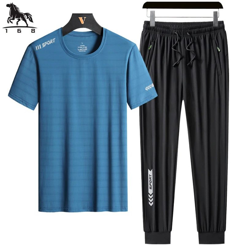 Tracksuit men Set Men's pieces Sets M-7XL 8XL 9XL Summer