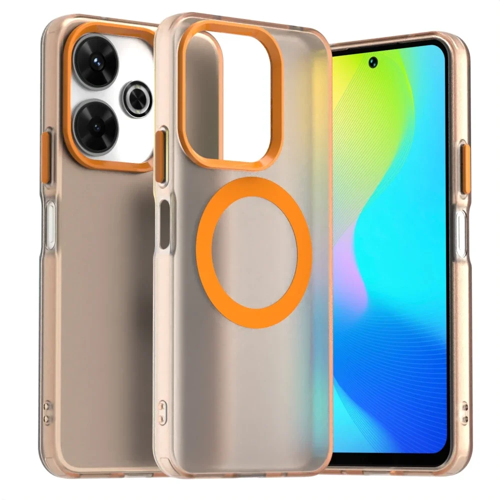 Matte Candy Magnetic Wireless Charging Transparent Case