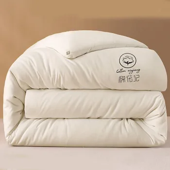 코튼 퀼트 따뜻한 코튼 울 코어 에어컨 여름용 시원한 이불 패드 봄 가을 여름
