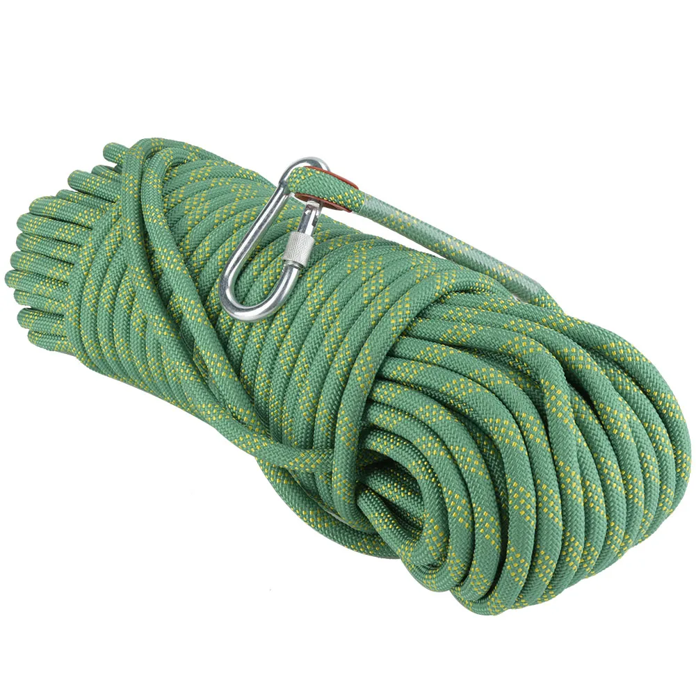 Outdoor Rock Climbing Escape Rope 12mm 30m Safety Survival Cord