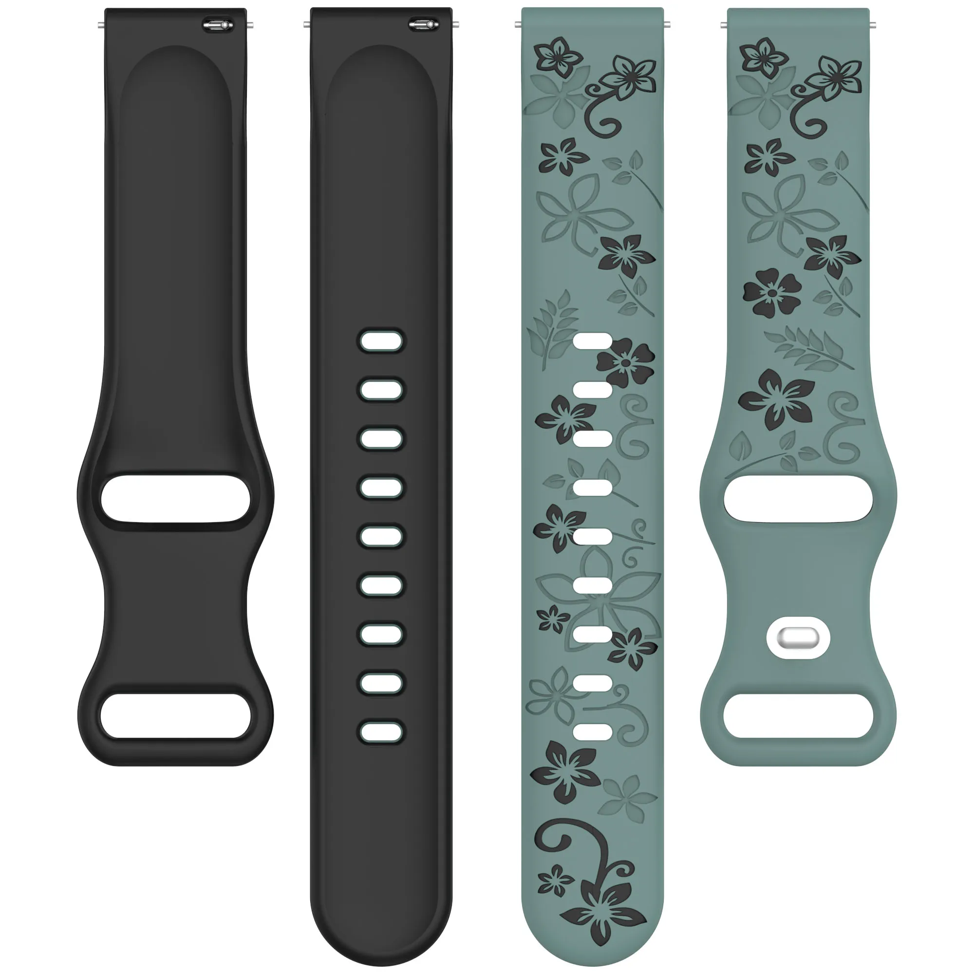 18mm Silicone Watch Band Replacement Strap Bracelet