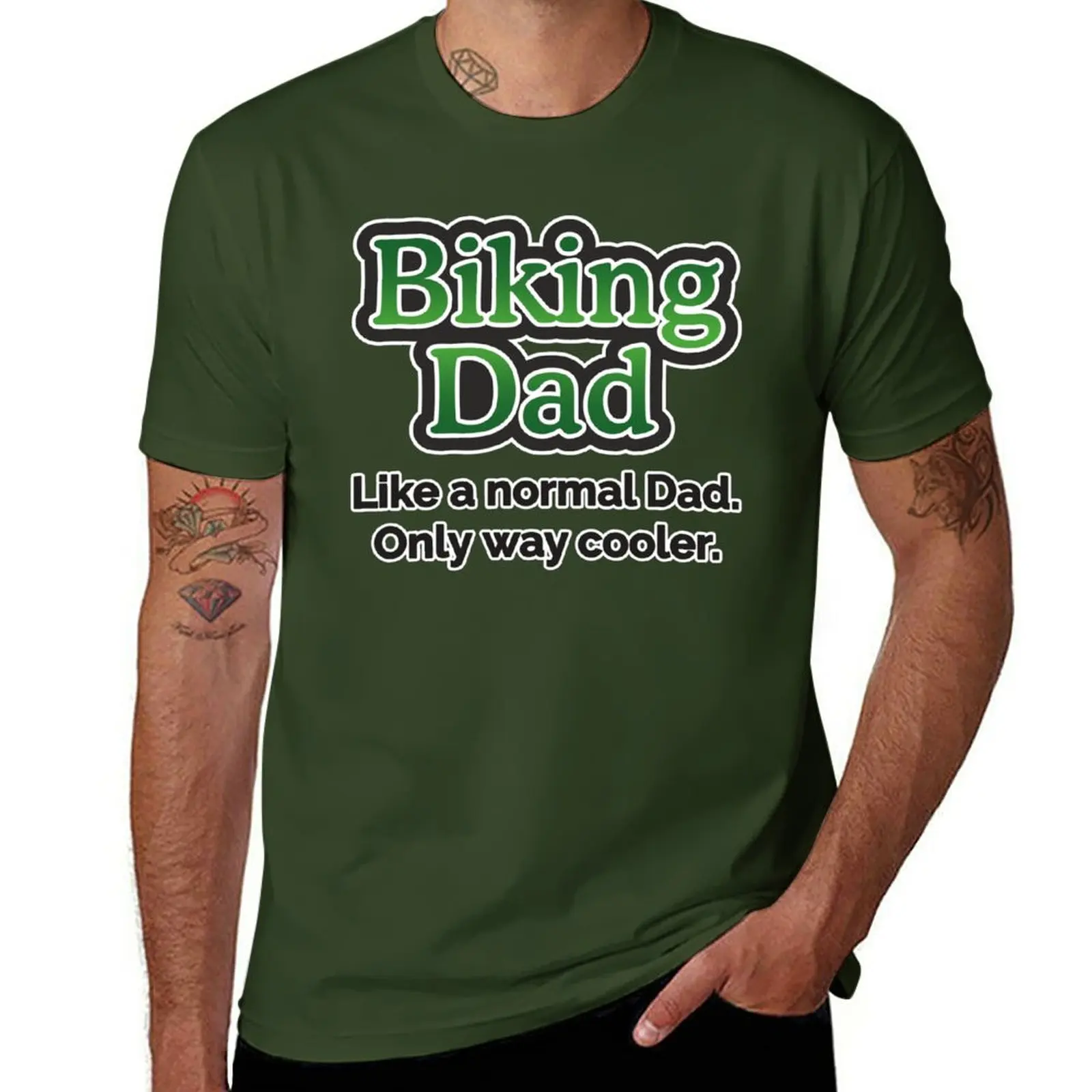 

Biking Dad T-Shirt aesthetic clothes blanks mens t shirts casual stylish