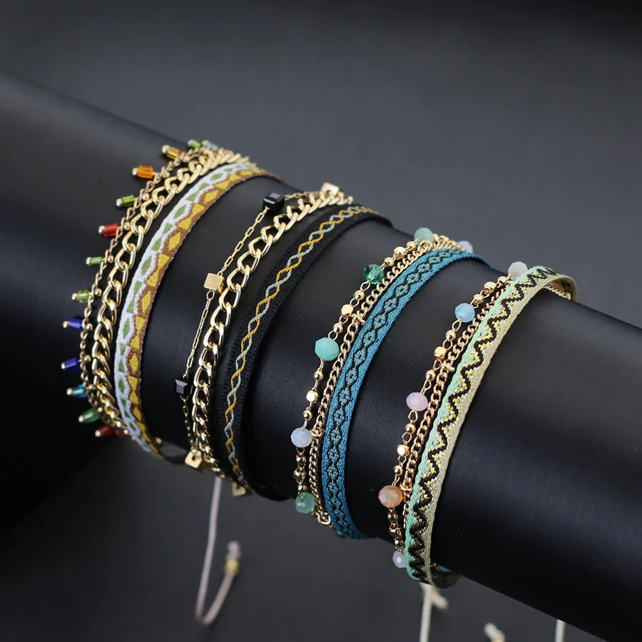 Handmade Bohemian String Bracelet for Women Beach Casual