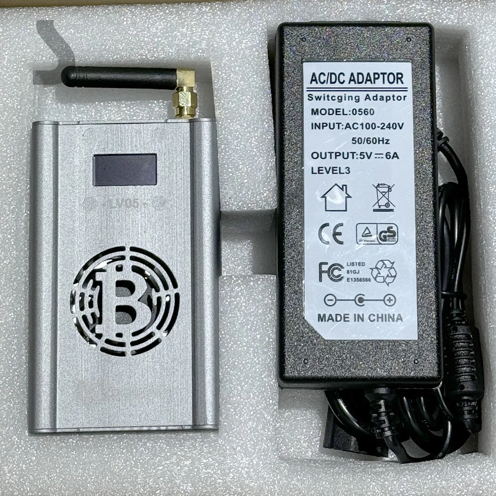 럭키 마이너 가정용 채굴 기계, LV05, 와이파이 2.4G, 320GH/S, SHA-256, BM1397Crypto 채굴, 복권 기계, 암호화 채굴, asic 마이닝