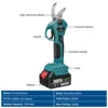 Drillpro 30MM Brushless  Electric Pruner Pruning Shear Fruit Tree Bonsai Pruning Branches Cutter Power Tools For 18V Battery 3
