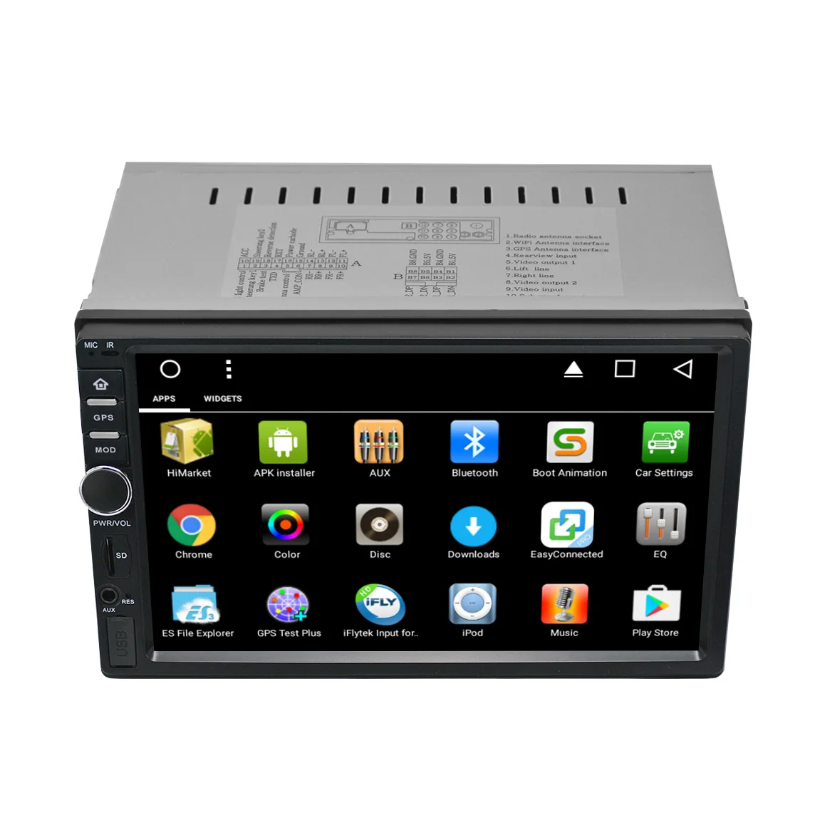 

Ezonetronics 7 Inch Touch Screen Android 2Din Multimedia Player GPS Navigation Car DVD Radio