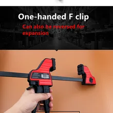 

Woodworking Quick Fixture F Clip Heavy Duty Woodworking Work Bar Clamps Carpenter Ratchet Release DIY Hand Tool Drop shipping