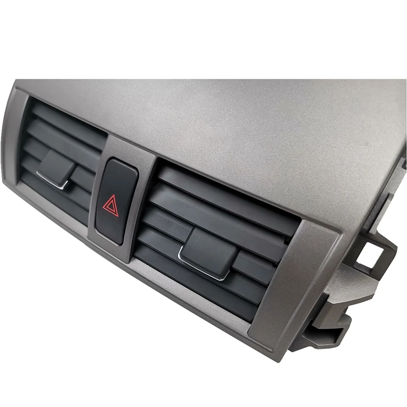 Car Center Dash A/C Outlet Air Vent Panel With Emergency Switch For Toyota Corolla 2008-2013 55670-02160 55663-02060